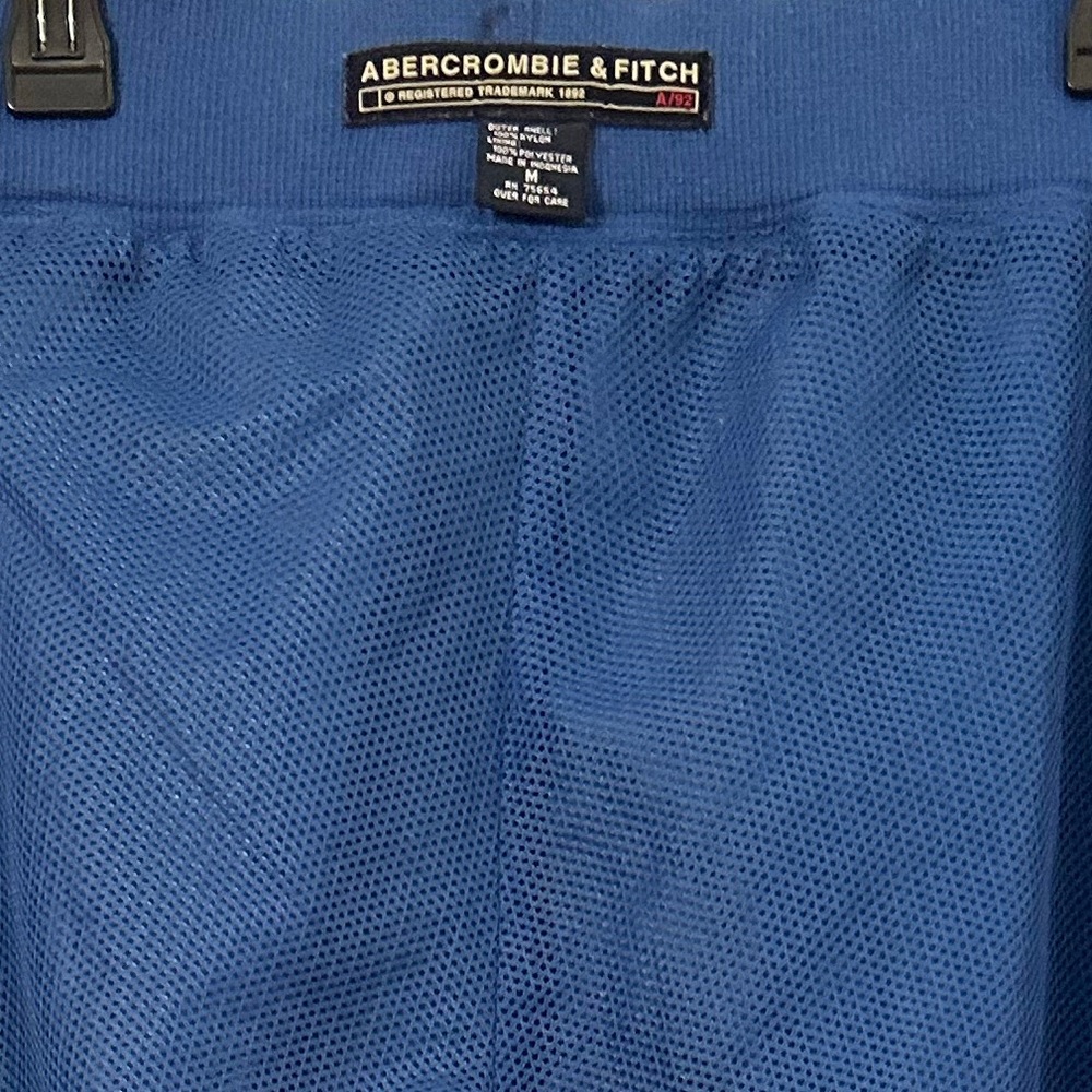 Abercrombie & Fitch Vtg 90’s Track/windbreaker pants Draw string waist Sz Med - Picture 7 of 7